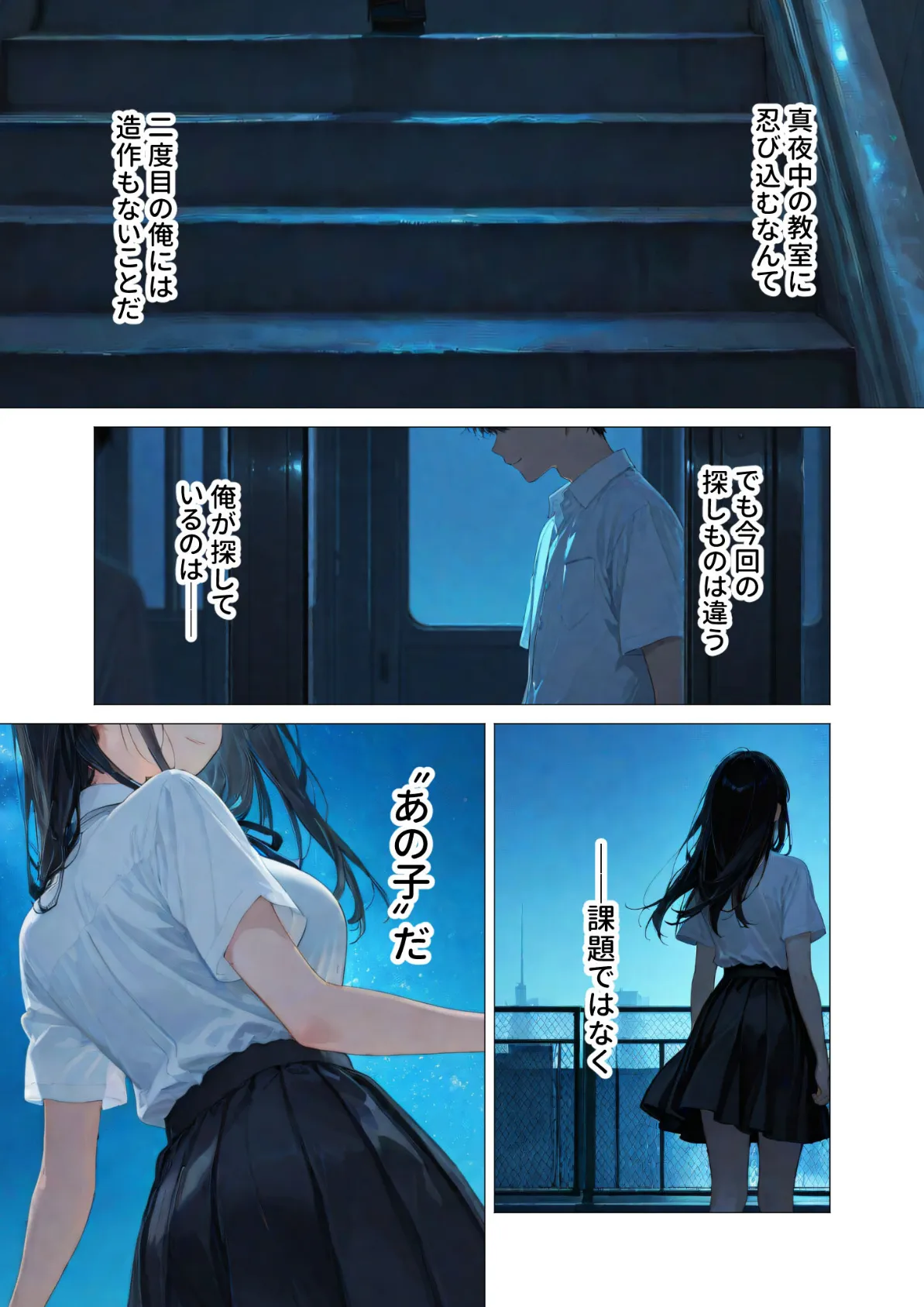 月の女神は僕だけに微笑む 第2話 〜星降る夜に描くふたりだけの星図〜 モザイク版 3ページ