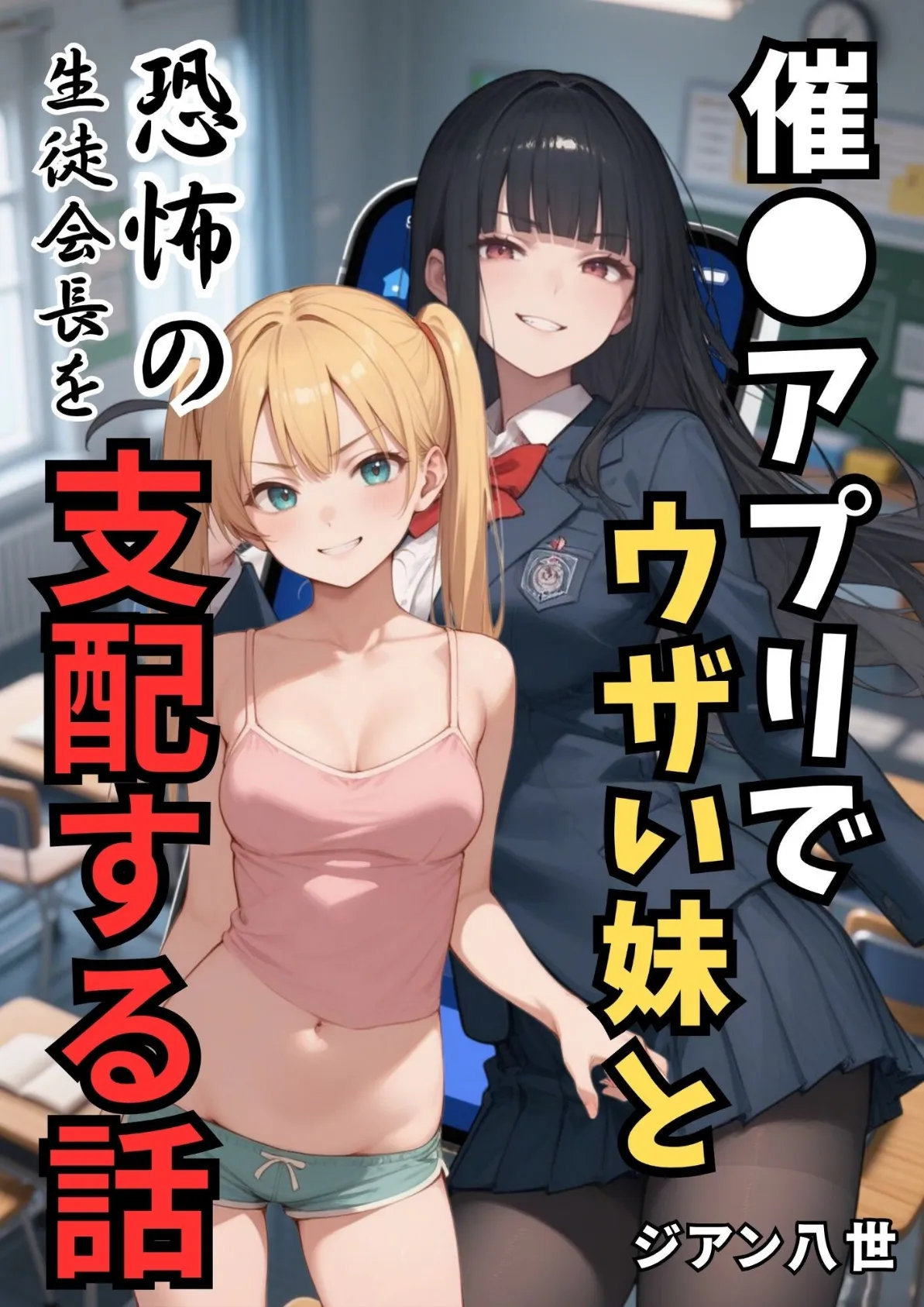 催●アプリでウザい妹と恐怖の生徒会長を支配する話