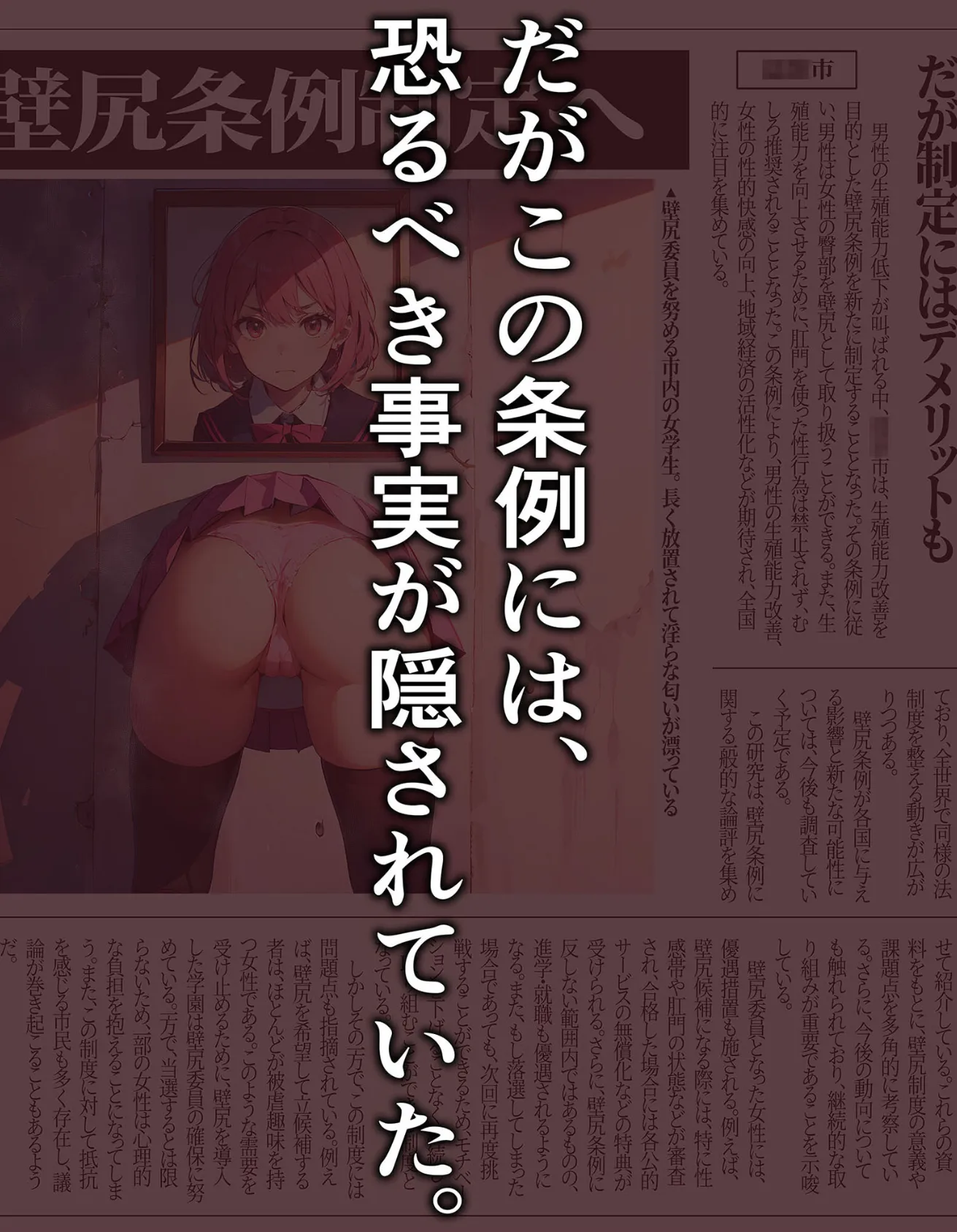 壁尻委員のおしごと 〜条例改正で●●ドスケベオブジェ化〜 4ページ