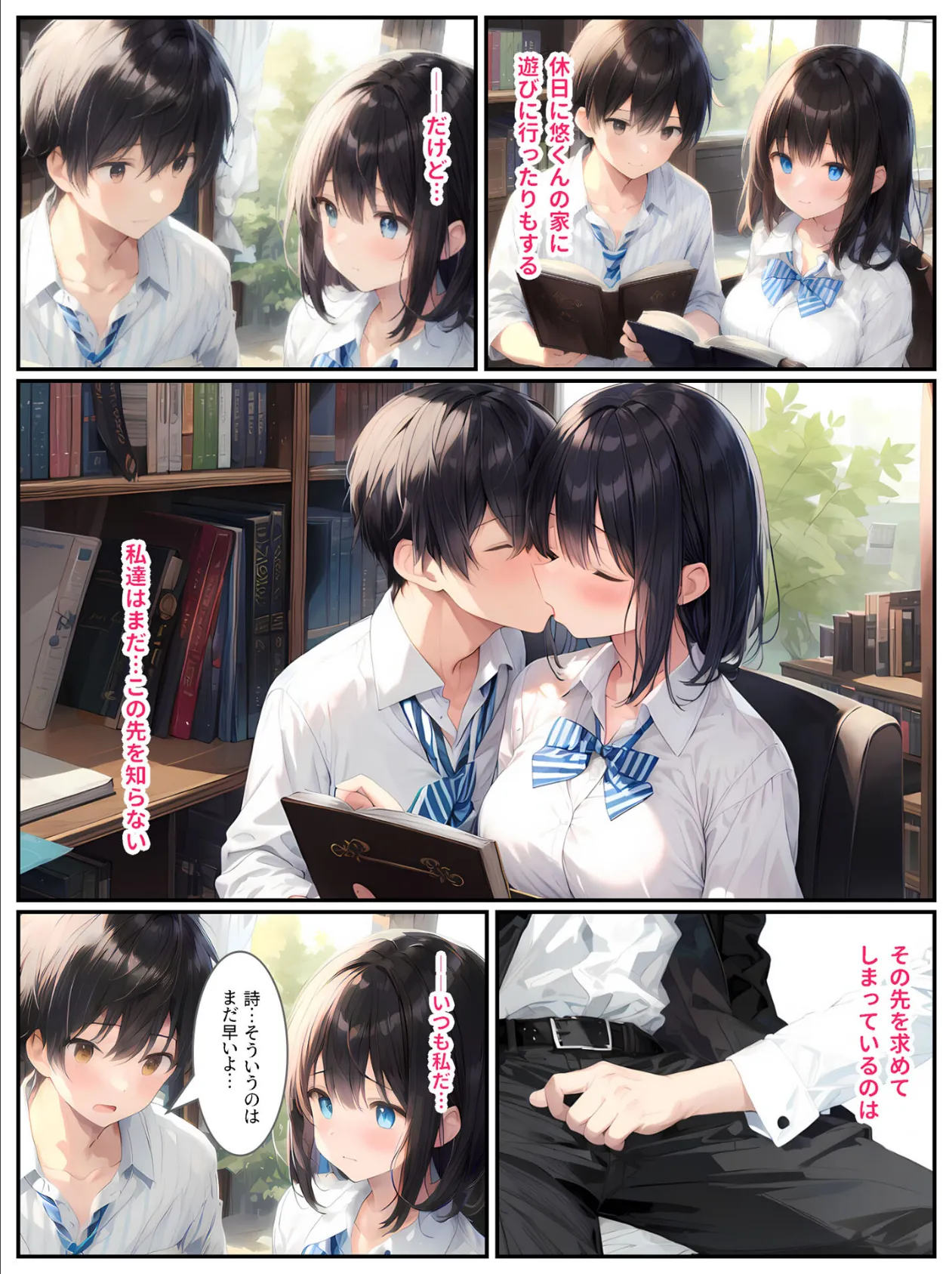 セックスのお勉強〜家庭教師にメス堕ちする女学生(彼氏あり)〜 モザイク版 10ページ