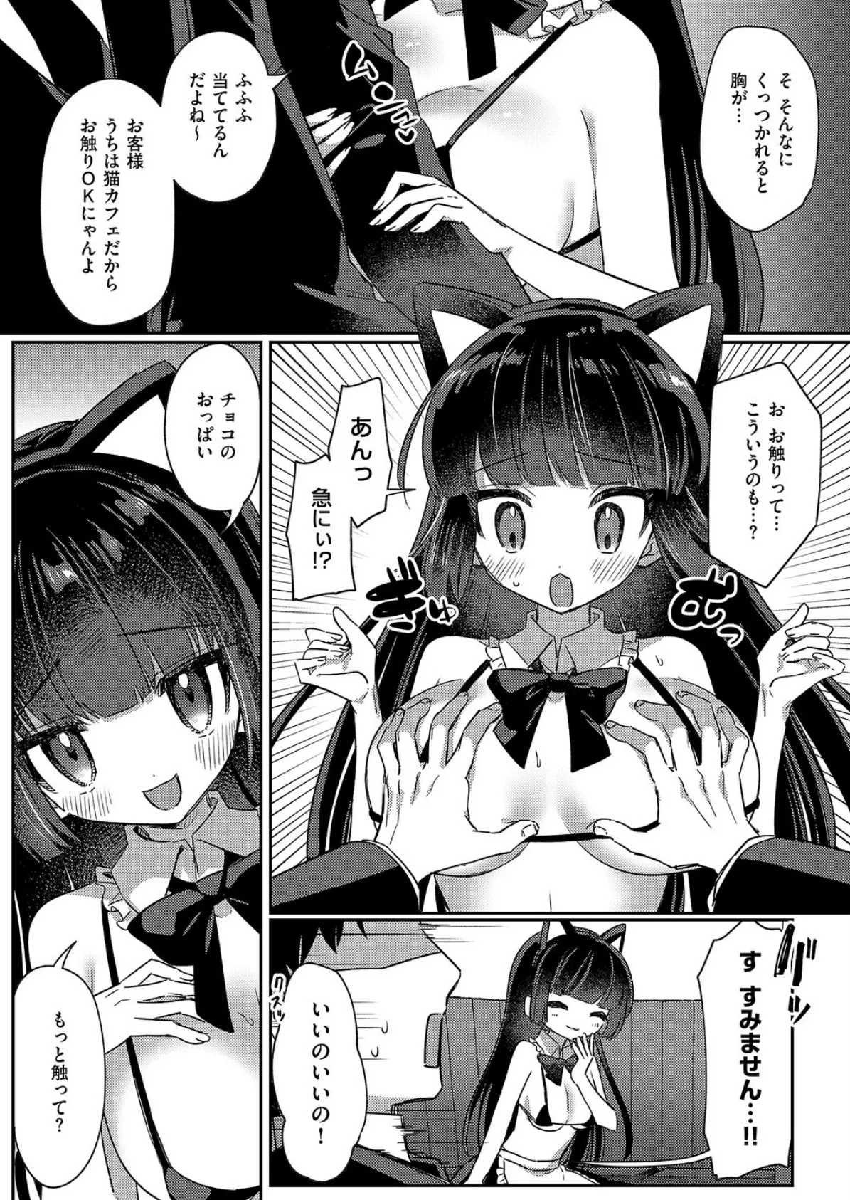 真夜中のねこカフェ 4ページ