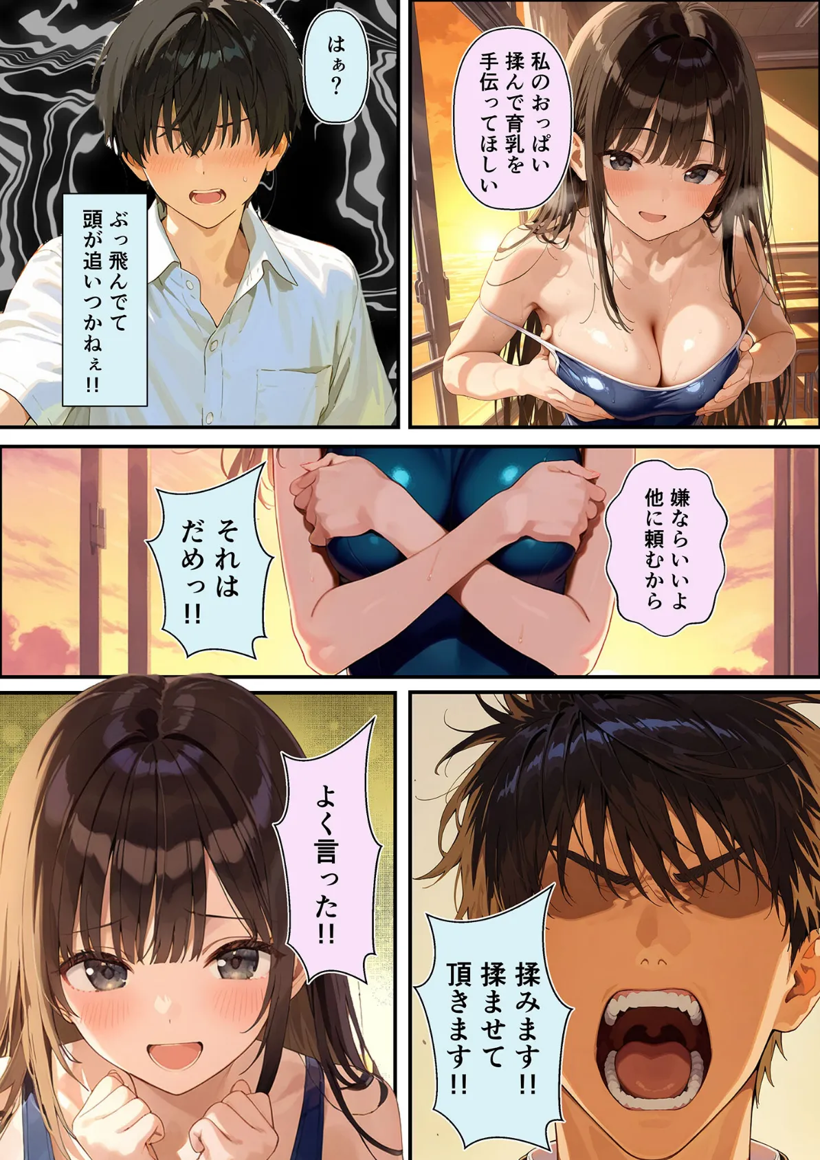 グラドル志望の強気な同級生を騙してメス堕ちさせた話 モザイク版 8ページ