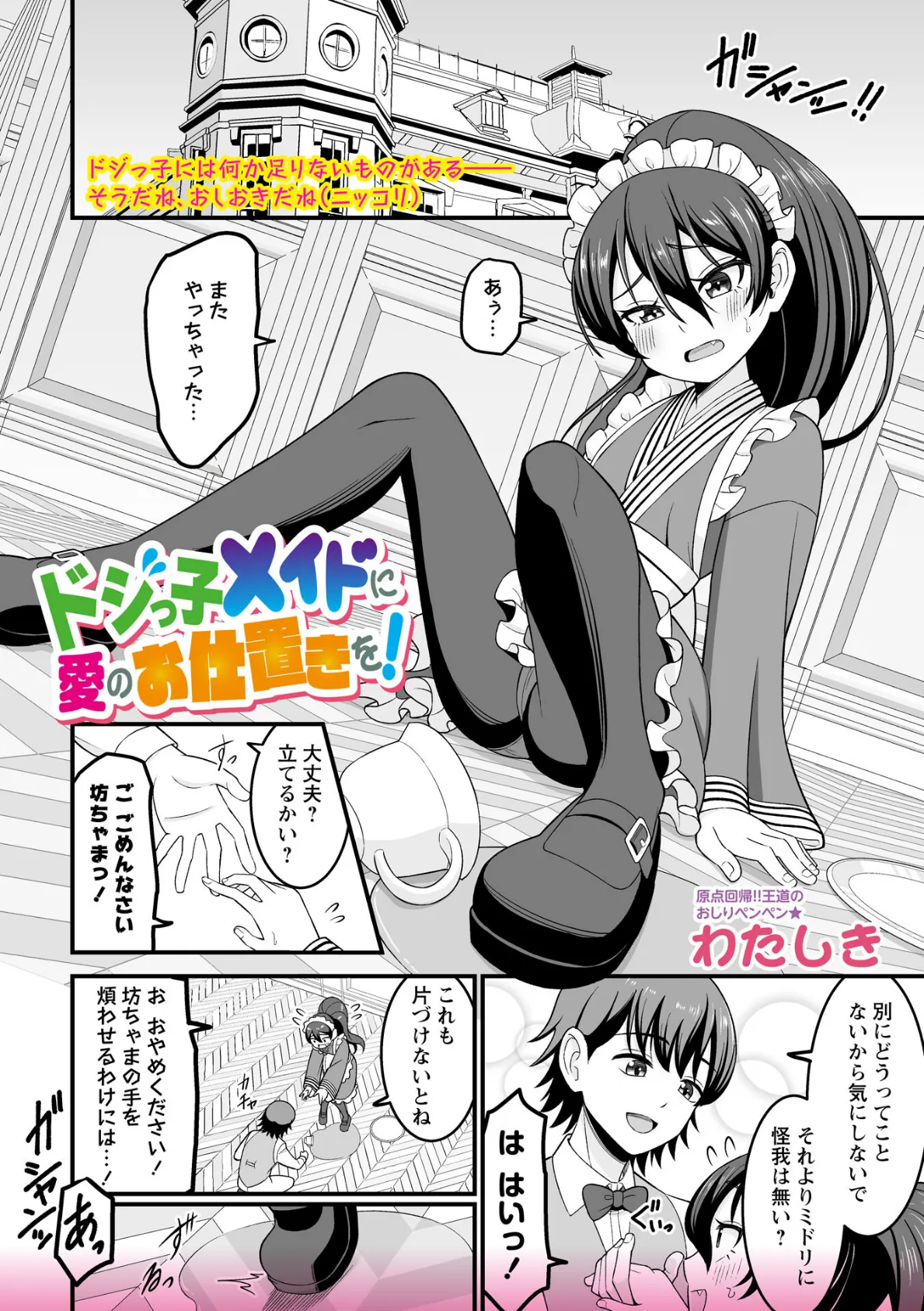 ドジっ子メイドに愛のお仕置きを！